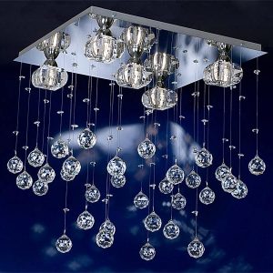 Плафониера TEA 05 Crystal inox