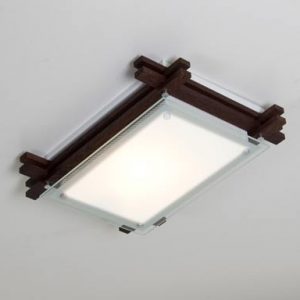 Плафониера Wood 01 венге правоъгълна